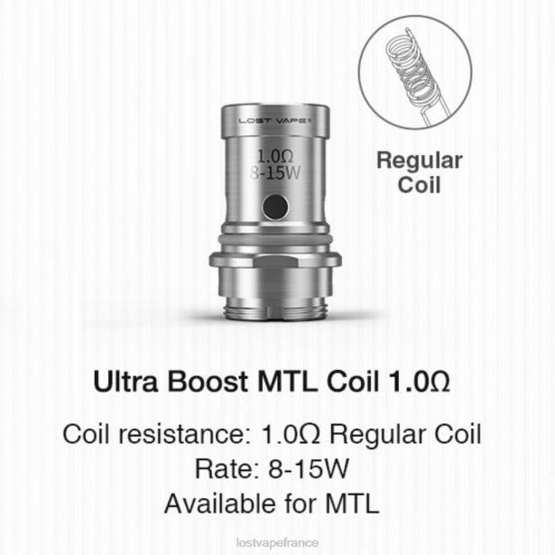 Lost Vape Contact - Lost Vape Ultra bobines boost (paquet de 5) mtl v2 1.ohm 2F66350