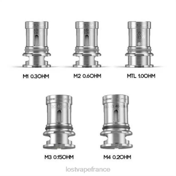 Lost Vape Flavors France - Lost Vape Ultra bobines boost (paquet de 5) m4 0,2 ohm 2F66345