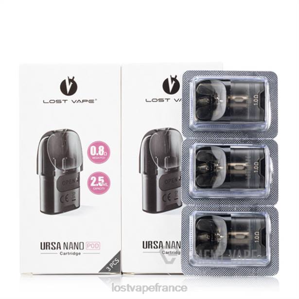 Lost Vape Prix France - Lost Vape URSA dosettes de remplacement | 2,5 ml (paquet de 3) rose 1.ohm 2F66128