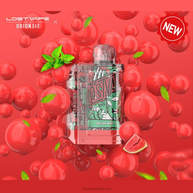 Lost Vape Contact - Lost Vape Orion barre jetable | 7500 bouffées | 18 ml | 50 mg menthe melon 2F6690