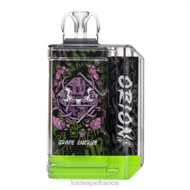 Lost Vape Contact - Lost Vape Orion barre jetable | 7500 bouffées | 18 ml | 50 mg énergie du raisin 2F6660