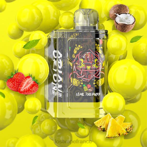 Lost Vape Contact - Lost Vape Orion barre jetable | 7500 bouffées | 18 ml | 50 mg pina colada aux fraises 2F6680