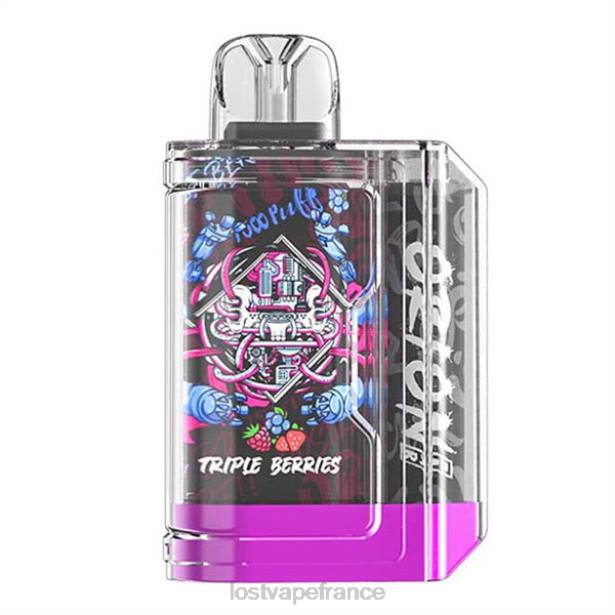 Lost Vape Flavors France - Lost Vape Orion barre jetable | 7500 bouffées | 18 ml | 50 mg baies triples 2F6665