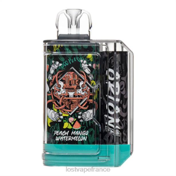 Lost Vape France - Lost Vape Orion barre jetable | 7500 bouffées | 18 ml | 50 mg pêche, mangue, pastèque 2F6661