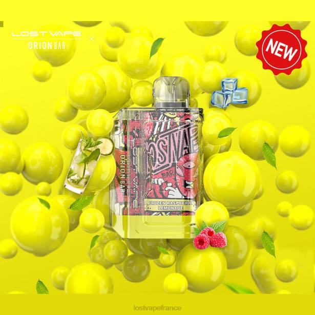 Lost Vape Paris - Lost Vape Orion barre jetable | 7500 bouffées | 18 ml | 50 mg limonade glacée aux framboises 2F6692