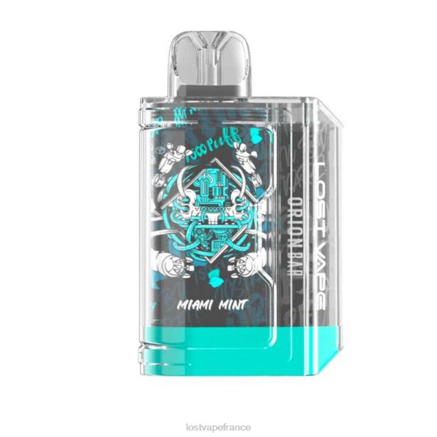 Lost Vape Pods Near Me - Lost Vape Orion barre jetable | 7500 bouffées | 18 ml | 50 mg menthe de Miami 2F6684
