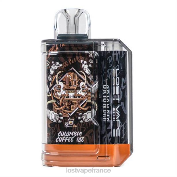 Lost Vape Review France - Lost Vape Orion barre jetable | 7500 bouffées | 18 ml | 50 mg glace au café Columbia 2F6687