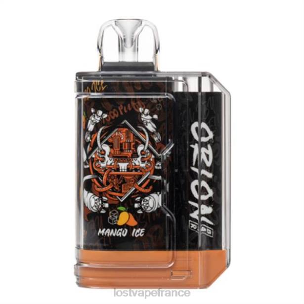 Lost Vape Review France - Lost Vape Orion barre jetable | 7500 bouffées | 18 ml | 50 mg glace à la mangue 2F6657