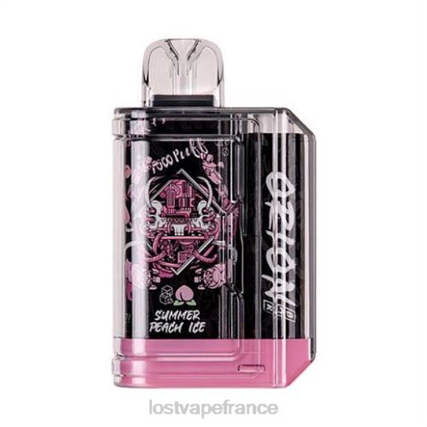 Lost Vape Review France - Lost Vape Orion barre jetable | 7500 bouffées | 18 ml | 50 mg glace à la pêche d'été 2F6667