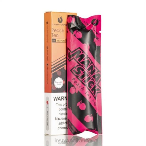 Lost Vape Flavors France - Lost Vape Mana bâton jetable | 300 bouffées | 1,2 ml thé à la pêche 5% 2F66525