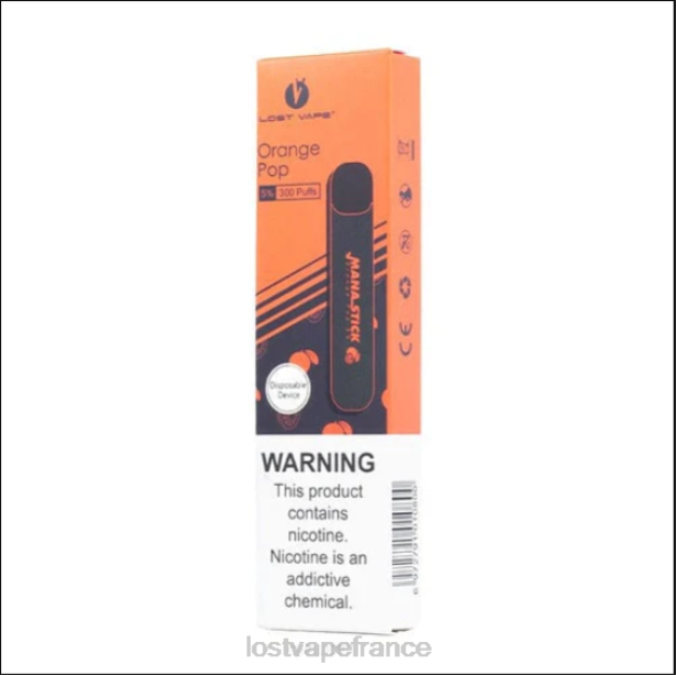 Lost Vape Near Me - Lost Vape Mana bâton jetable | 300 bouffées | 1,2 ml boisson gazeuse orange 5% 2F66523