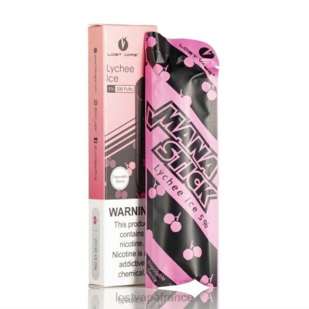 Lost Vape Paris - Lost Vape Mana bâton jetable | 300 bouffées | 1,2 ml glace litchi 5% 2F66522