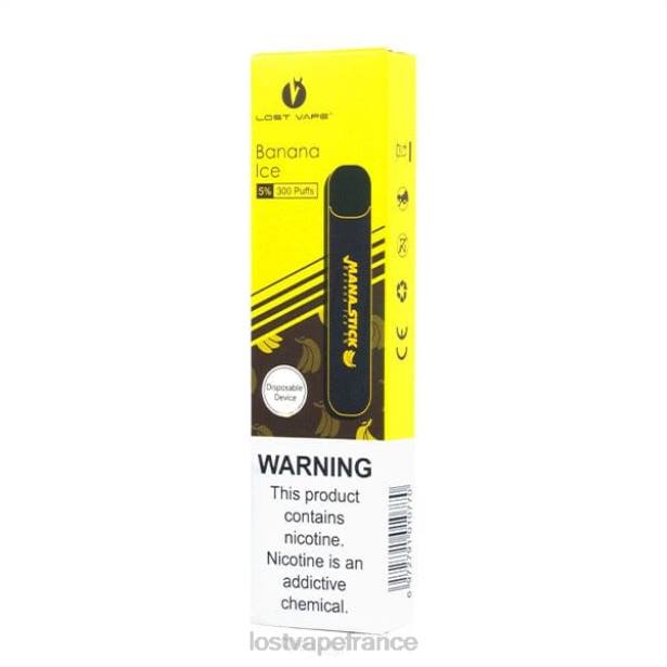 Lost Vape Pods Near Me - Lost Vape Mana bâton jetable | 300 bouffées | 1,2 ml glace à la banane 5% 2F66404