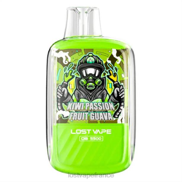 Lost Vape Near Me - Lost Vape Orion ob5500 5500 bouffées 14 ml 50 mg jetables kiwi fruit de la passion goyave 2F66103