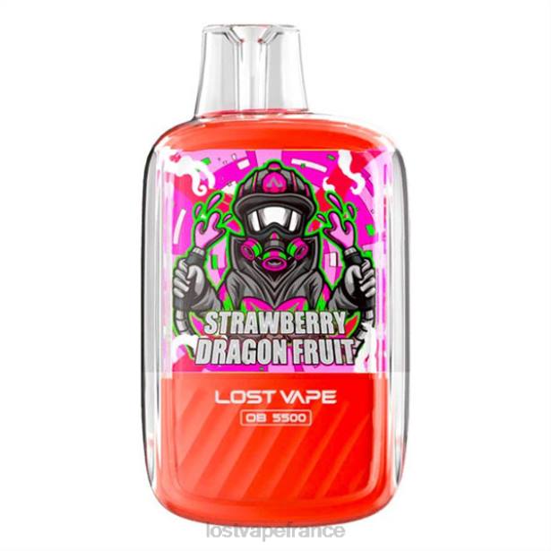 Lost Vape Wholesale - Lost Vape Orion ob5500 5500 bouffées 14 ml 50 mg jetables fruit du dragon fraise 2F66106