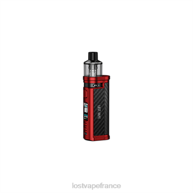 Lost Vape Contact - Lost Vape Centaurus module de capsule q80 fibre de carbone rouge mat 2F66320