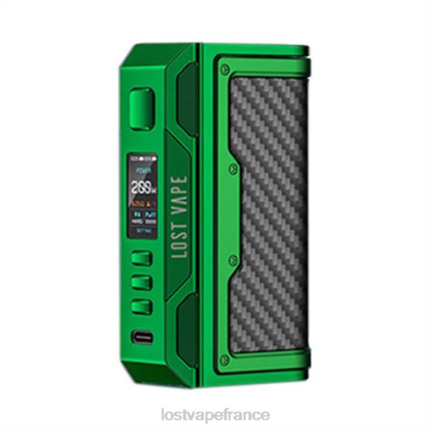 Lost Vape Pods Near Me - Lost Vape Thelema quête 200w mod vert/fibre de carbone 2F66184
