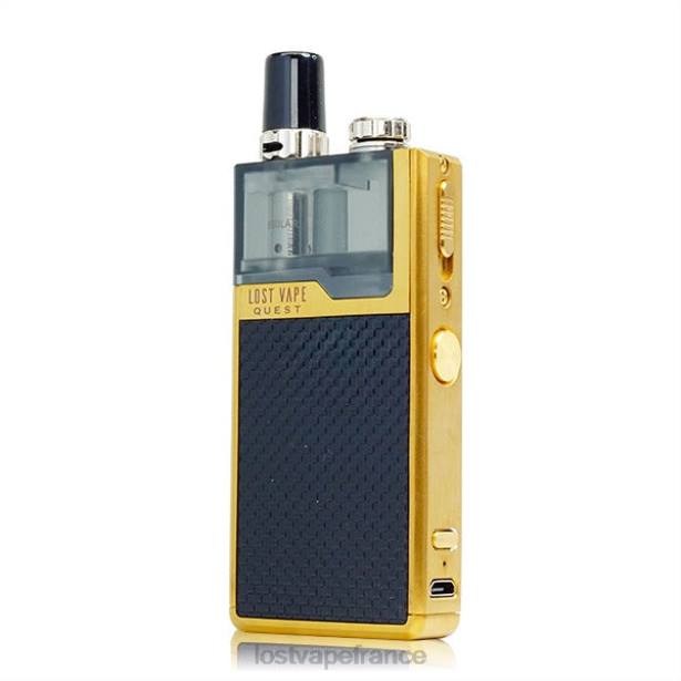 Lost Vape Wholesale - Lost Vape Quest kit complet pour appareil orion q pod tissage doré/noir 2F66466